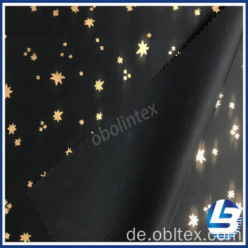 OBL20-957 Gefärbter Polyester-Pantee-Stoff mit Foliendruck